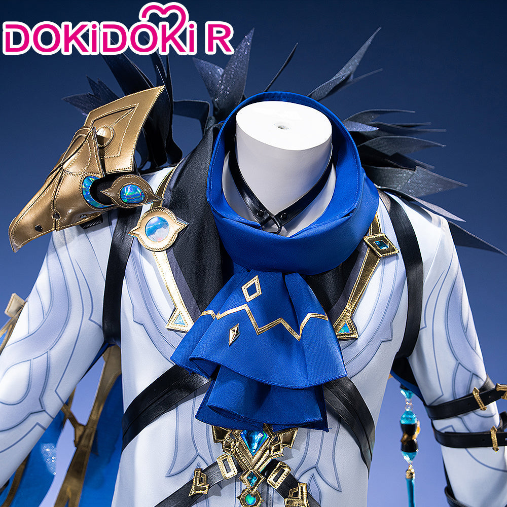 【Ready For Ship】【Size XS-2XL】DokiDoki-R Game Genshin Impact Fatui Harbinger Cosplay  Il Dottore Costume