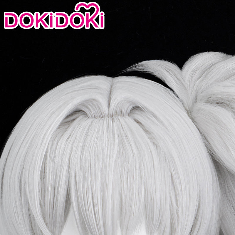 【White Ver Ready For Ship】DokiDoki Game Zenless Zone Zero Cosplay Soldier 11 Cosplay Wig Short Silver