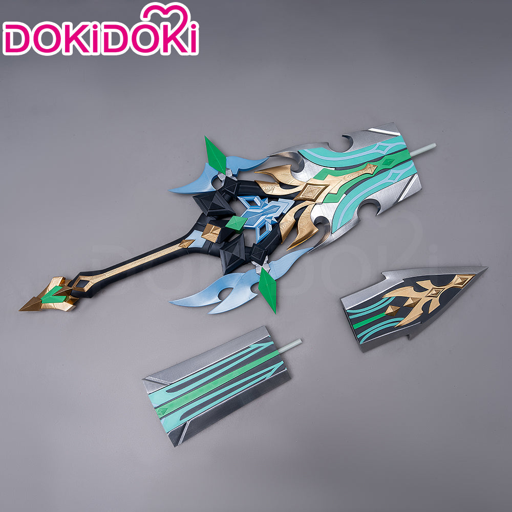 【115CM】DokiDoki Game Genshin Impact Cosplay Varka Weapon Prop Song of the Welkin Moon Nod Krai