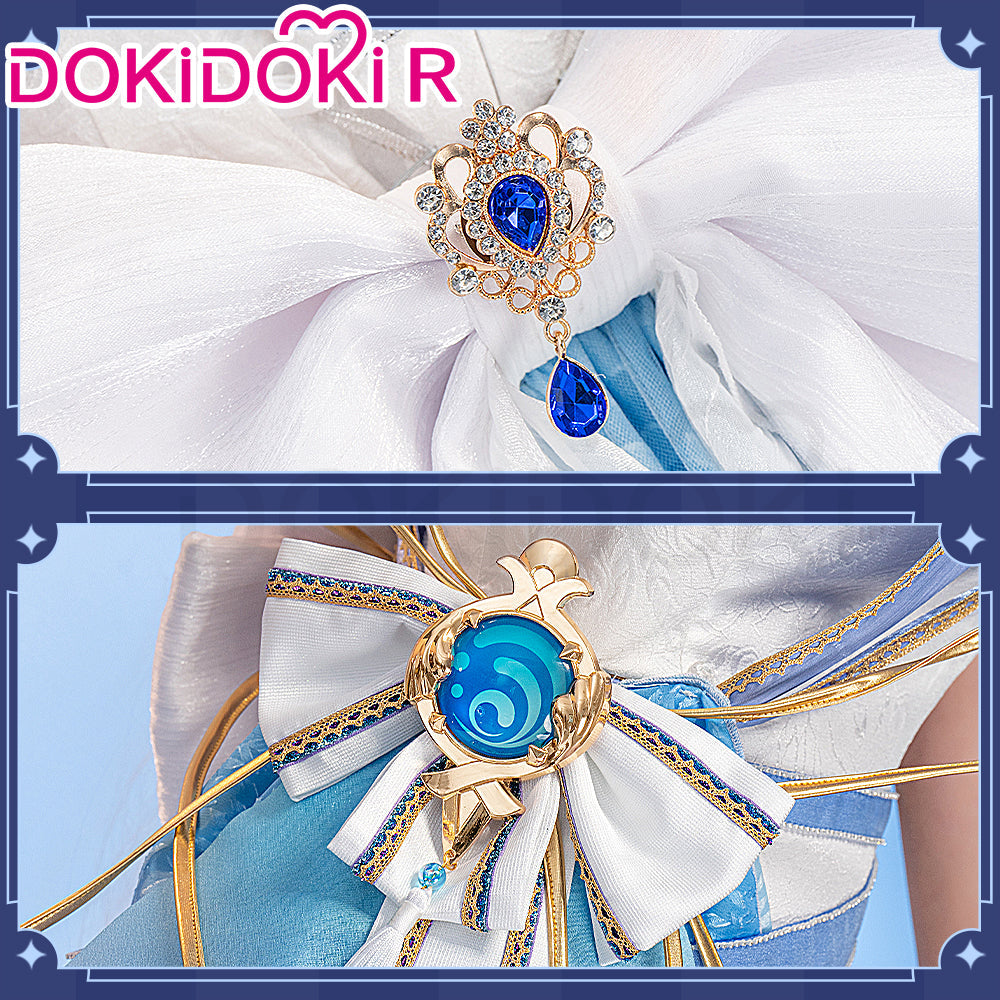 【In Stock】DokiDoki-R Game Genshin Impact Cosplay Furina Costume Tides Doujin Dress Fontaine Focalors