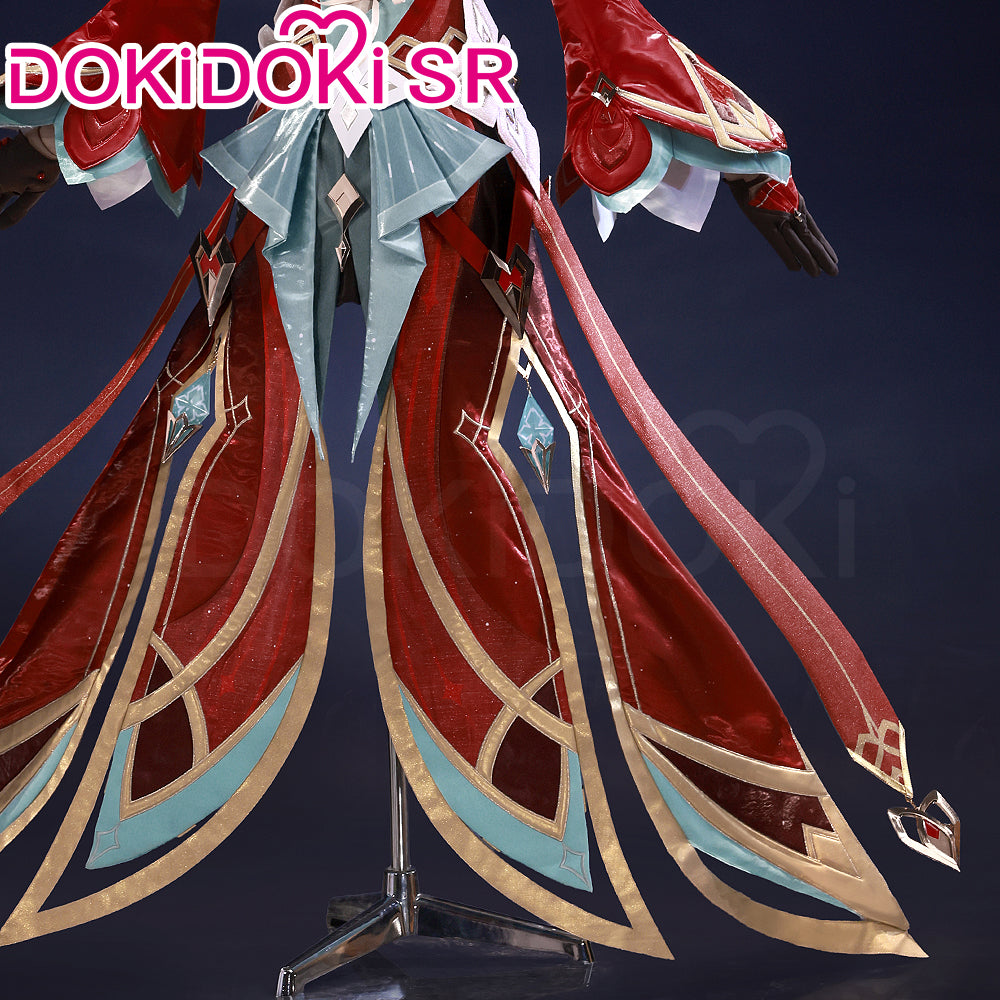【Size S-3XL】DokiDoki-SR Game Genshin Impact Cosplay Alice Costume Song of the Welkin Moon “ A ” Nod Krai