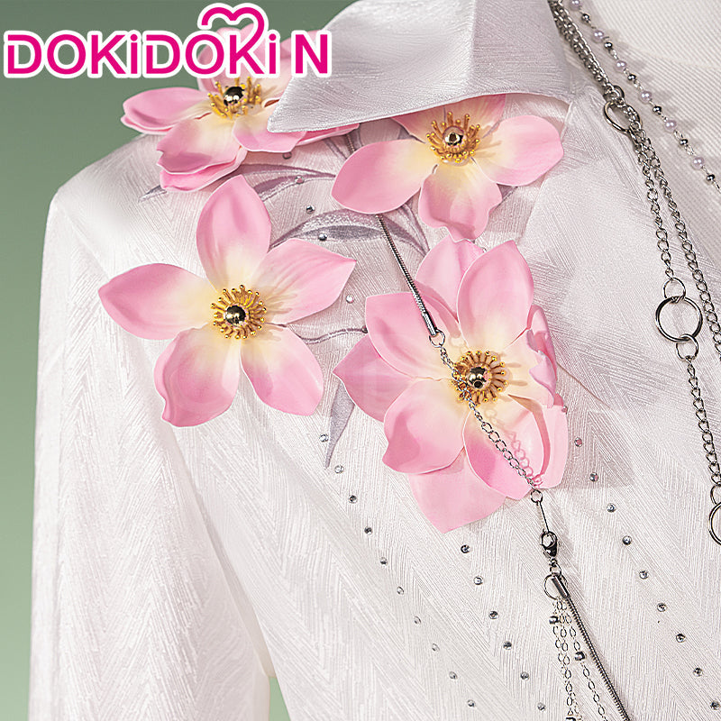 【In Stock】【Size M-3XL】 DokiDoki-N Game Love And Deepspace Cosplay Sylus / Xavier / Zayne / Rafayel  / Caleb Costume Spring and Flowers Tops Only
