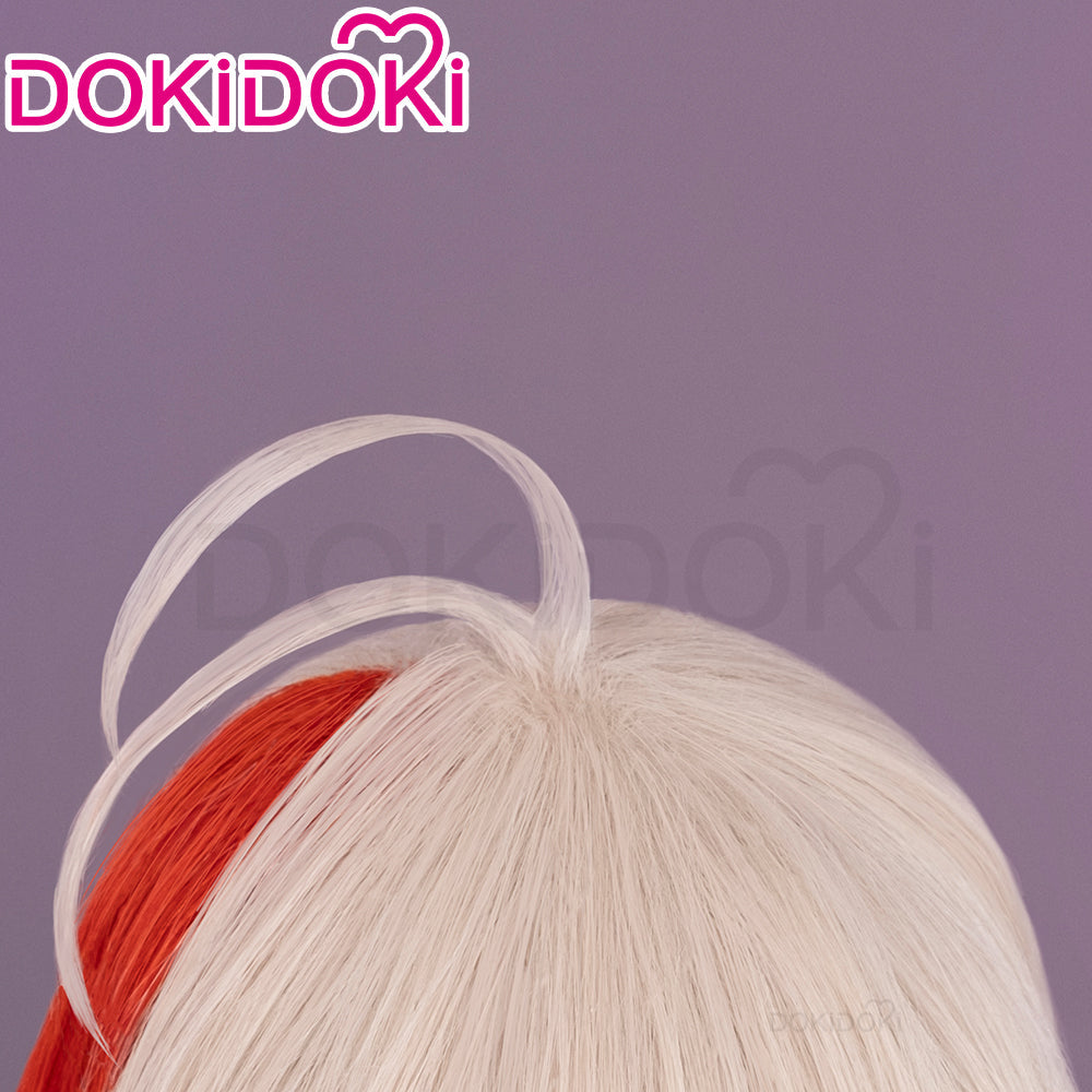 【Fluffy Ver Ready For Ship】DokiDoki Game Genshin Impact Cosplay Kazuha Wig Long Curly Red Wig Men
