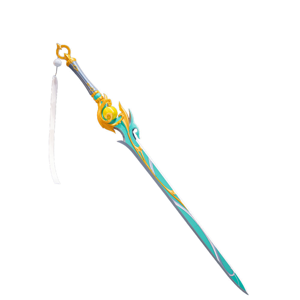 DokiDoki Game Genshin Impact Cosplay Zi Bai Sword Prop White Horse Adeptus Zibai Luna IV