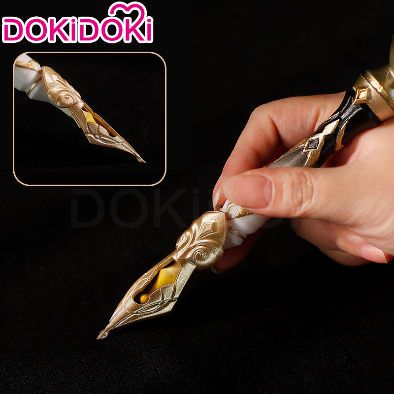 DokiDoki Game Honkai: Star Rail Cosplay Trailblazer Caelus / Stelle Prop Feather Pen