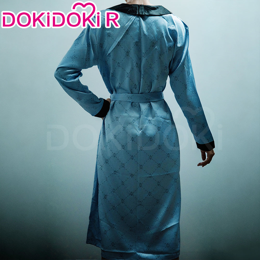 【In Stock】DokiDoki-R Game Love and Deepspace Cosplay Rafayel Costume Blue Bathrobe