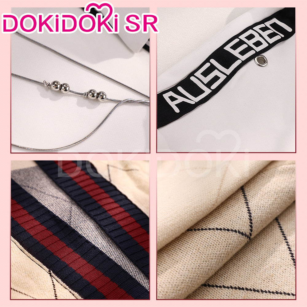 【Ready For Ship】DokiDoki-SR Game Love and Deepspace Cosplay Rafayel Costume Sweater Asymmetrical Romance Casual Wear