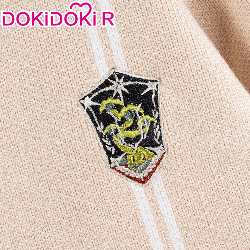DokiDoki-R Game Love And Deepspace Cosplay Xavier Costume Starry Day Embroidered Cardigan Sweater