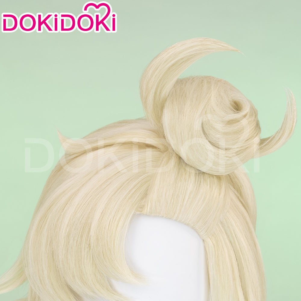 【Ready For Ship】DokiDoki Game Zenless Zone Zero Cosplay Piper Wheel Wig Yellow Hair ZZZ
