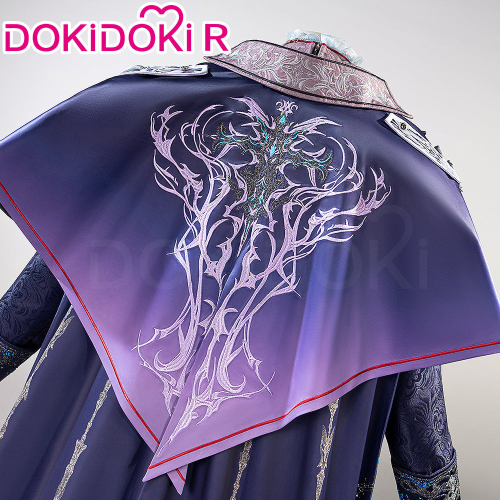 【Size XS-2XL】DokiDoki-R Game Love And Deepspace Cosplay Sylus Crimson Departure Costume Dark Version Crimson Rapture Crimson Feast Silverwing Fiend