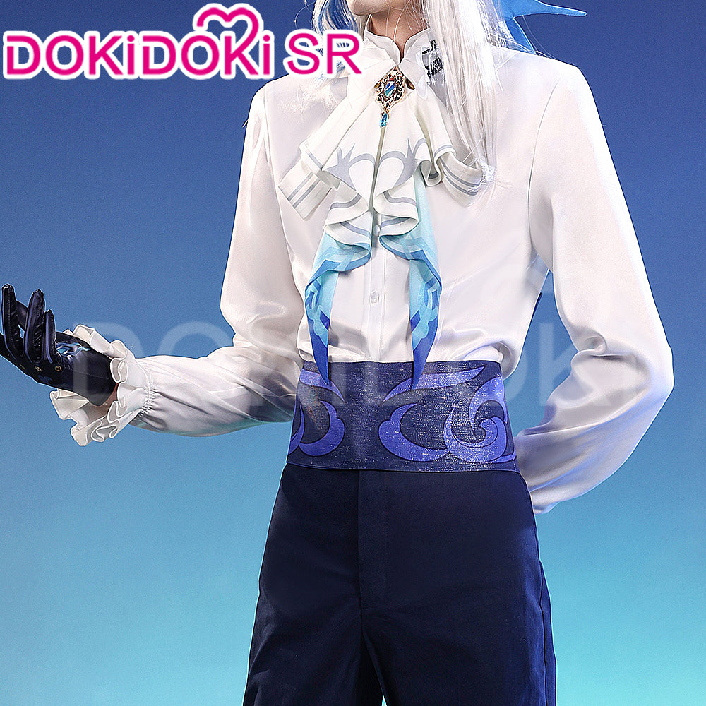 【US/EU LOCAL SHIPPING】【Size S-2XL】DokiDoki-SR Game Genshin Impact Cosplay Neuvillette Costume Fontaine