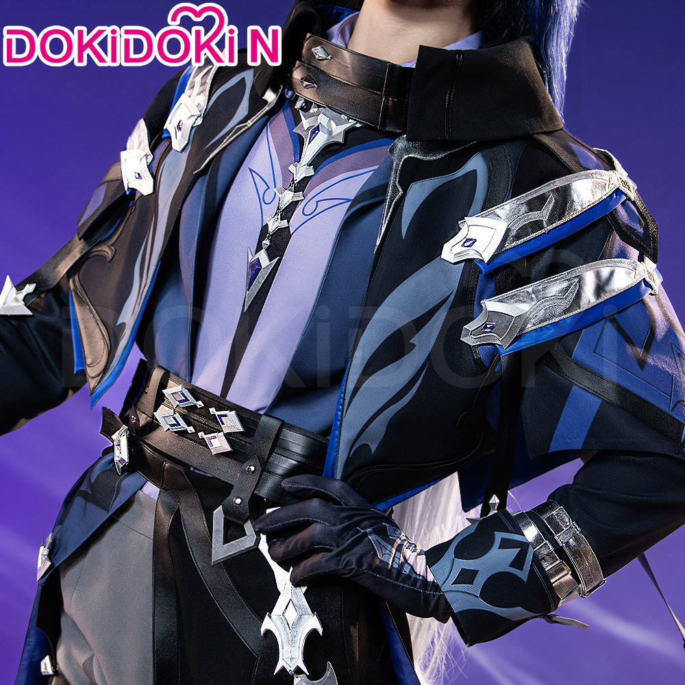 【Ready For Ship】【Size S-3XL】DokiDoki-N Game Genshin Impact Cosplay Flins Costume Song of the Welkin Moon Kyryll Chudomirovich Flins Nod Krai Halloween