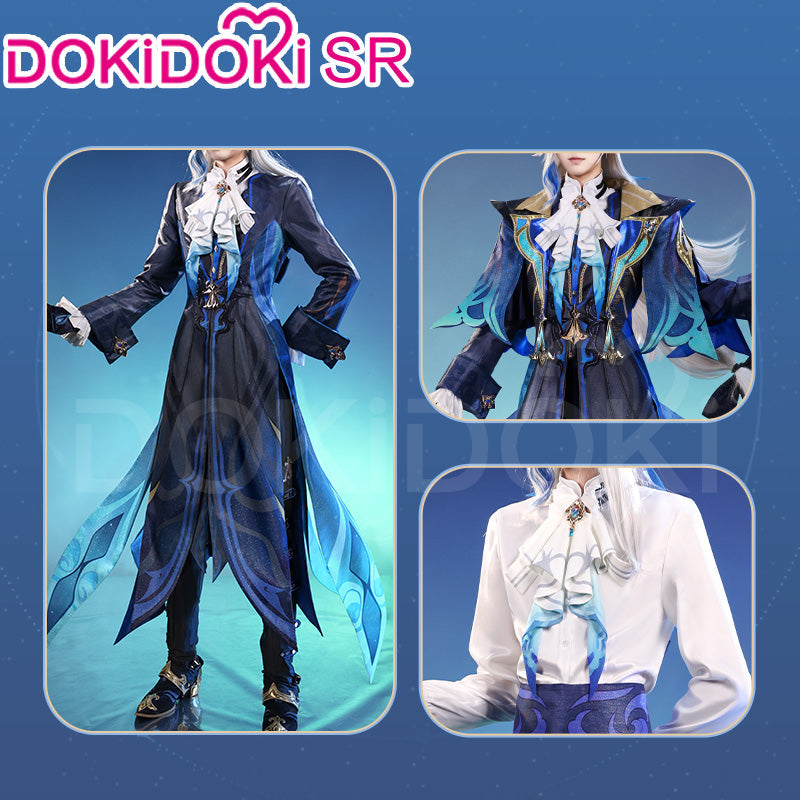 【US/EU LOCAL SHIPPING】【Size S-2XL】DokiDoki-SR Game Genshin Impact Cosplay Neuvillette Costume Fontaine