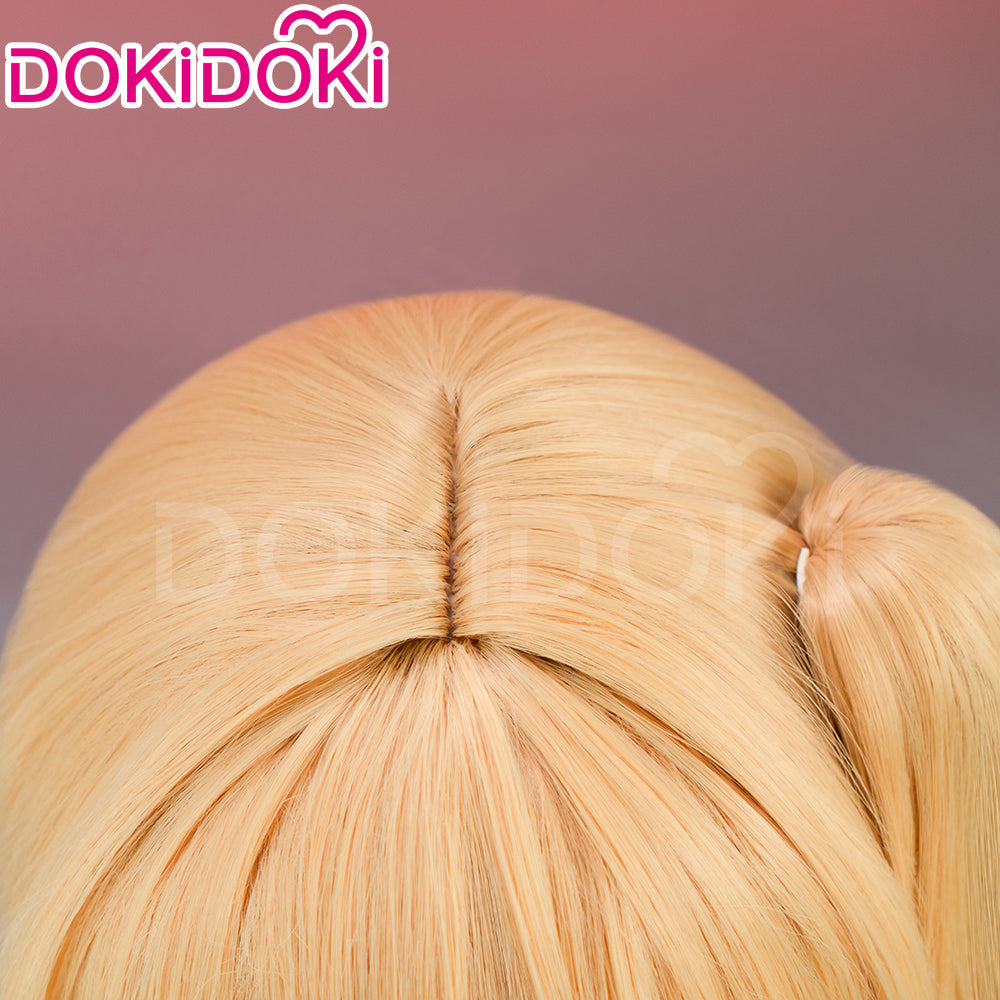 【Ready For Ship】DokiDoki Game Zenless Zone Zero Cosplay Lucy Wig Long Curly Orange Hair