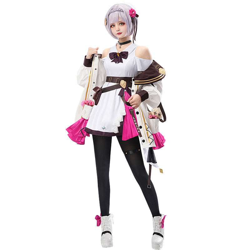 【Ready For Ship】DokiDoki-R Game Genshin Impact Cosplay Noelle Cosplay Custome Doujin