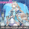 【Confirmed】$5 Deposit =10% OFF Coupon DokiDoki-SR Game Genshin Impact Cosplay Vesna Costume Snezhnaya Sudden Snow