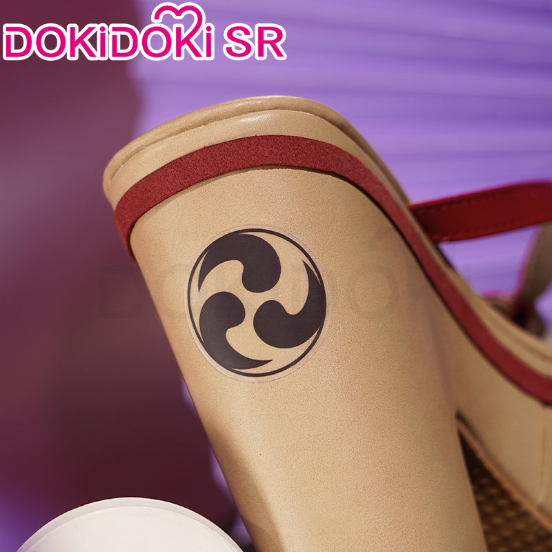 【Ready For Ship】【Size S-2XL】DokiDoki-SR Game Genshin Impact  Raiden Shogun  Cosplay Costume Baal / Shoes Halloween