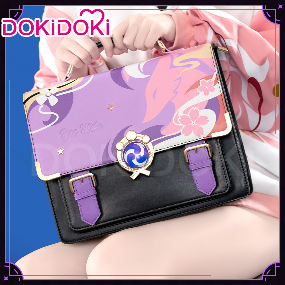 【In Stock】DokiDoki Game Genshin Impact Cosplay Yae Miko Itabag Bag Ita Bag / Badge Holder
