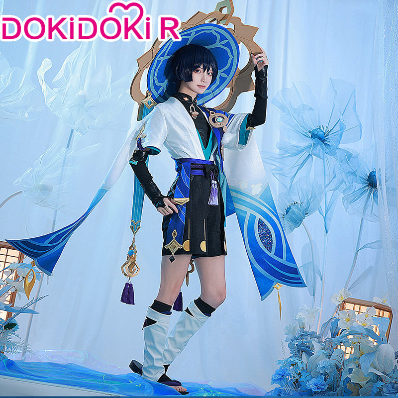 【Partially Ready For Ship】【Size S-2XL】DokiDoki-R Game Genshin Impact Cosplay Scaramouche Costume / Shoes Wanderer