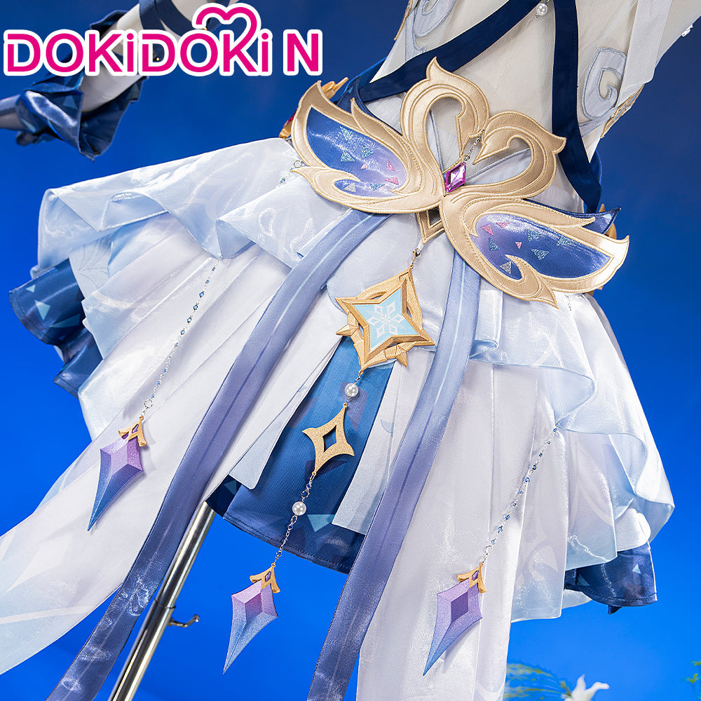 【Ready For Ship】【Size S-4XL】DokiDoki-N Game Genshin Impact Cosplay Odette Costume Snezhnaya