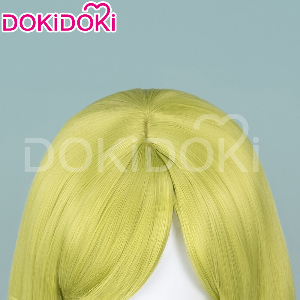 【Ready For Ship】DokiDoki Anime Witch Hat Atelier Cosplay Coco Cosplay Wig Short Straight Green