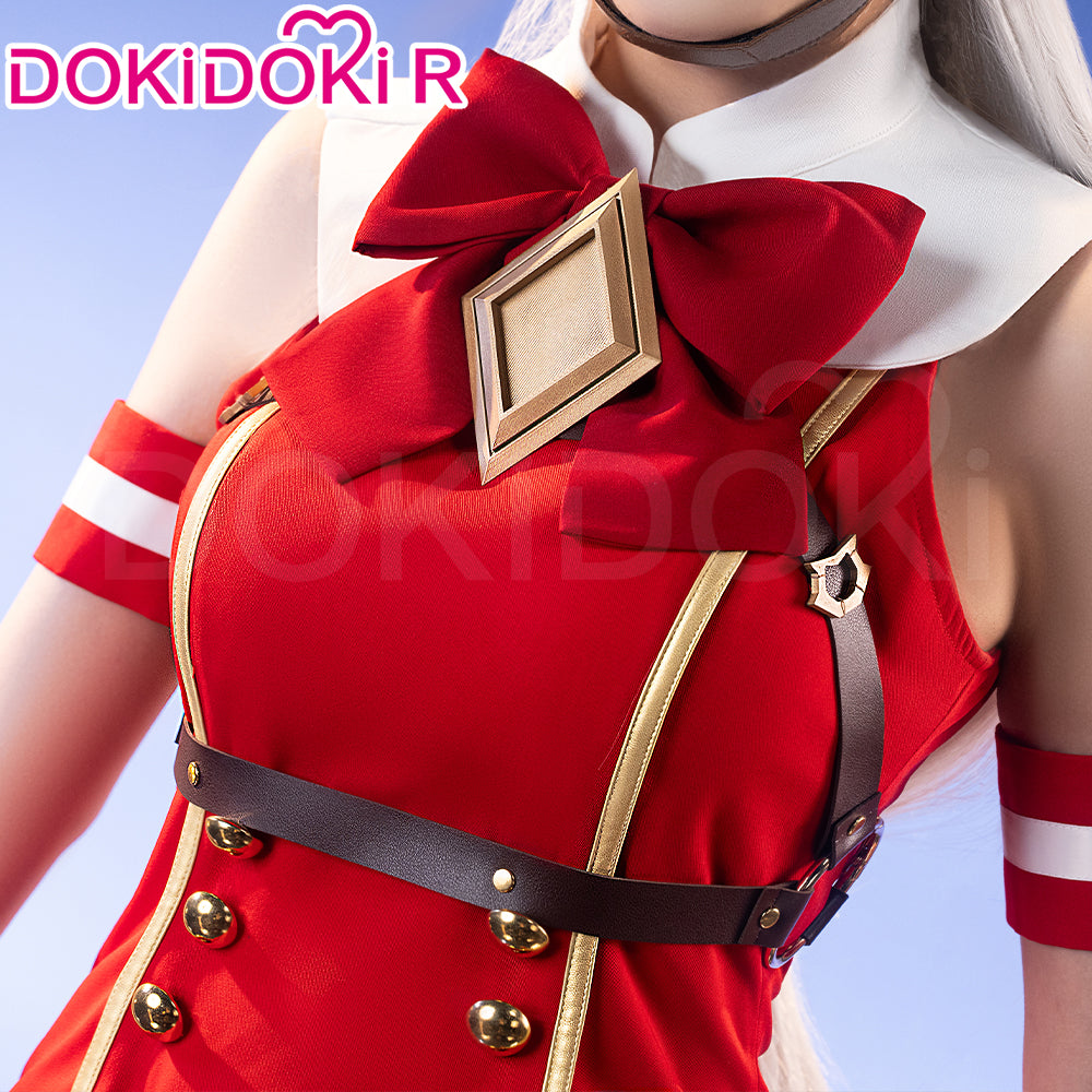 【Partially Ready For Ship】【Size XS-4XL】DokiDoki-R Anime Game Cosplay Costume Red