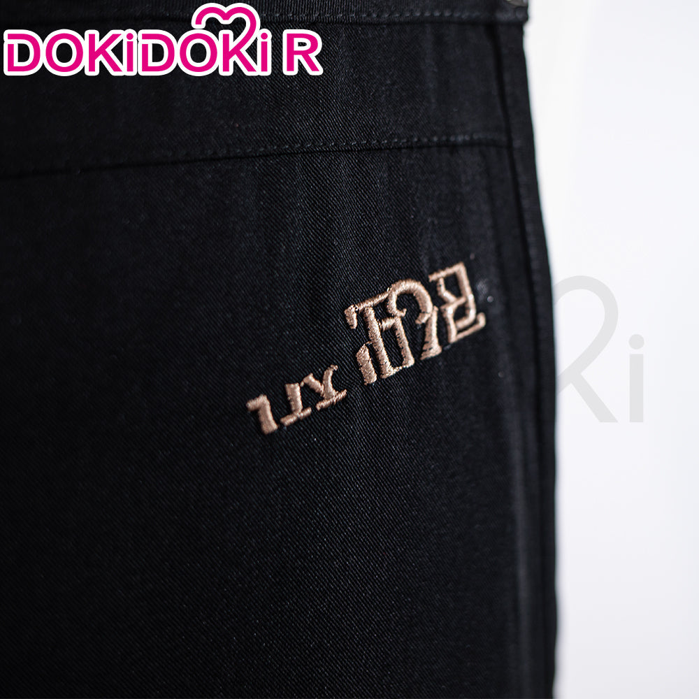 【In Stock】DokiDoki-R Game Love and Deepspace Cosplay Caleb Costume Black Apron Indulgent Scheme