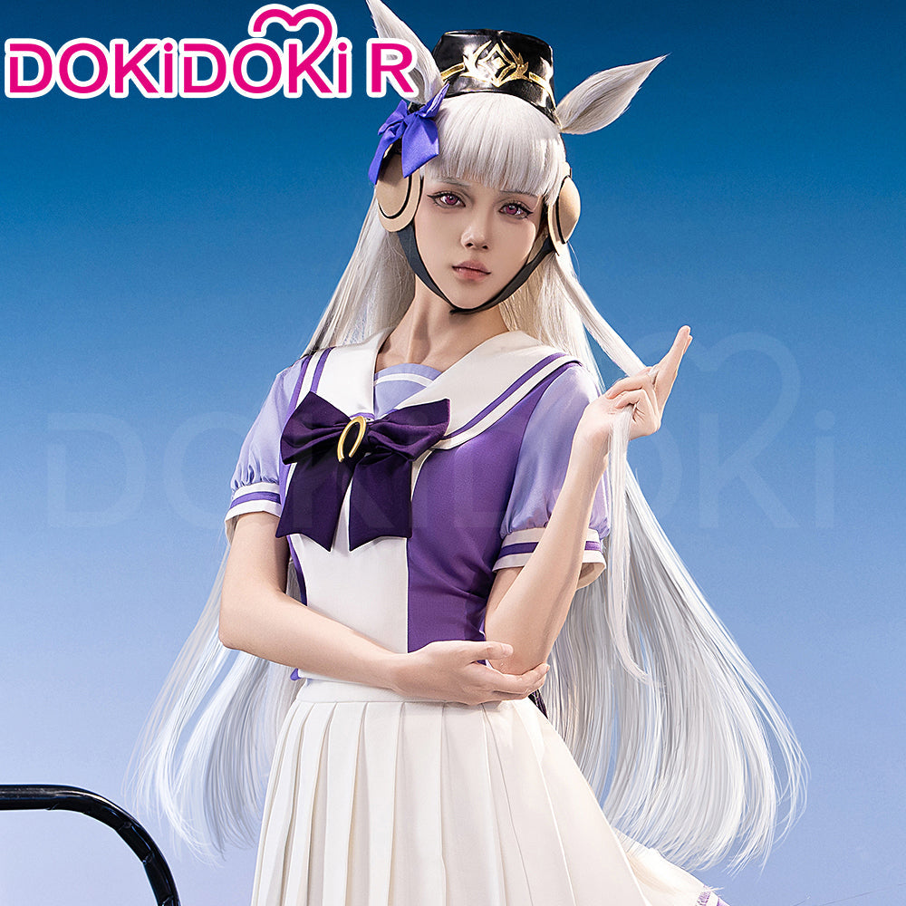 【US/EU LOCAL SHIPPING 】【Size XS-3XL】Dokidoki-R Anime Cosplay Purple Uniform