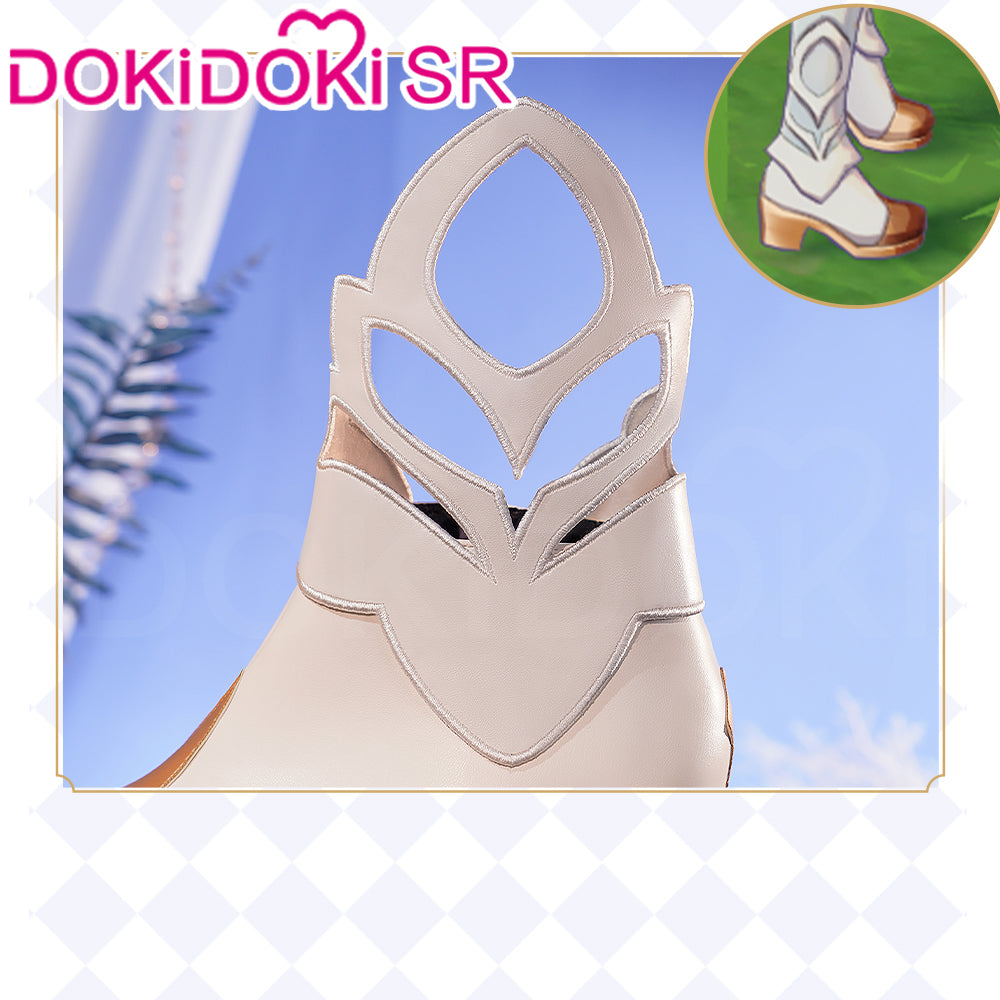 【Ready For Ship】【7 Diffrent Lights】【Short Ver. Shoes Last Batch】DokiDoki-SSR Game Genshin Impact Traveler Lumine Cosplay Costume Ying /Shoes