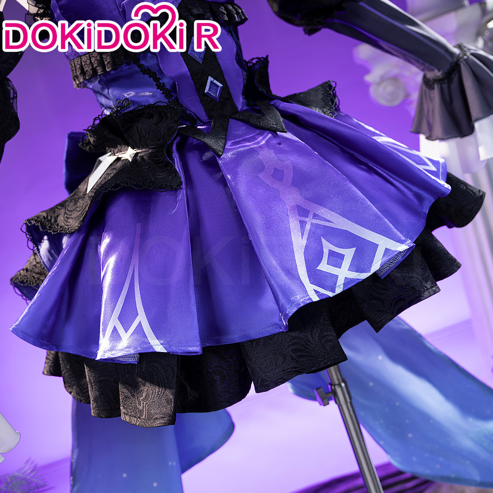DokiDoki-R Game Genshin Impact Cosplay Miliastra Wonderland Luna II Legendary Set Skin Halloween Costume
