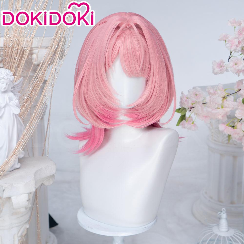 【Ready For Ship】DokiDoki Game Zenless Zone Zero Cosplay Ramiel Wig Long Pink Gradient Hair Remielle Dan ZZZ