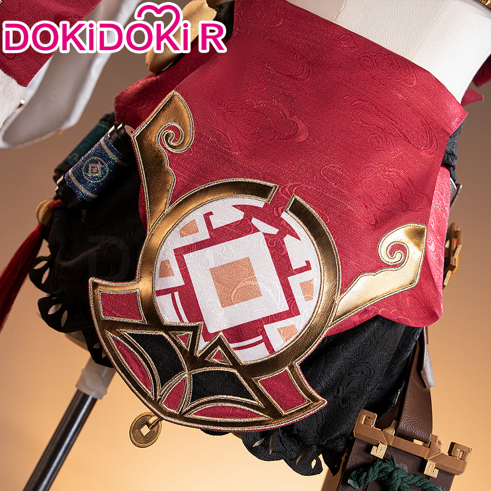 【Size S-2XL】DokiDoki-R Game Genshin Impact Cosplay Yanfei Costume Yan Fei