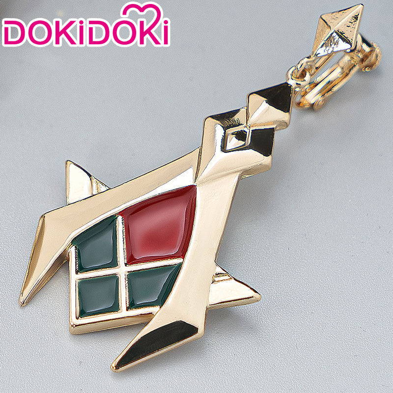【US/EU LOCAL SHIPPING 】DokiDoki Game Genshin Impact Cosplay Kaveh Cosplay Short Blonde Wig / Earrings