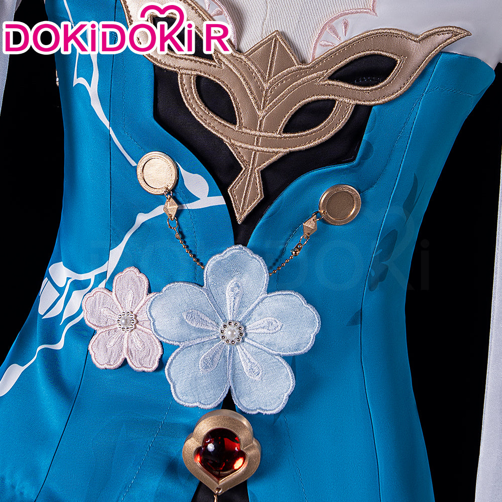 【Size XS-2XL】DokiDoki-R Honkai: Star Rail Cosplay Ruan Mei Costume Ruanmei Plumblossom Letter