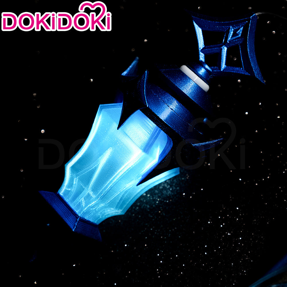 【Glowing】DokiDoki Game Genshin Impact Cosplay Flins Polearms Prop Blood­soak­ed Ruins