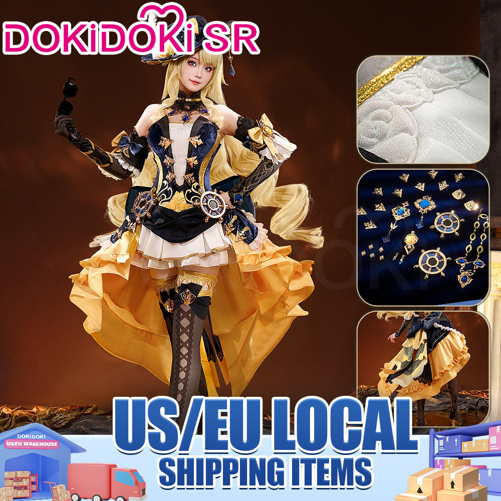 【US/EU LOCAL SHIPPING 】DokiDoki-SR Game Genshin Impact Cosplay Navia Costume Fontaine