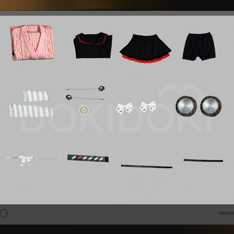 【Partially Ready For Ship】【Size S-2XL】DokiDoki-R Game Zenless Zone Zero Cosplay Ukinami Yuzuha Costume ZZZ