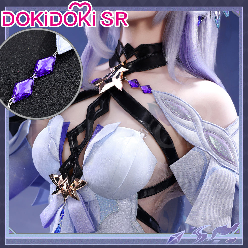 【EU Local Shipping】【Size S-2XL】DokiDoki-SR Game Genshin Impact Cosplay White Skirk Costume