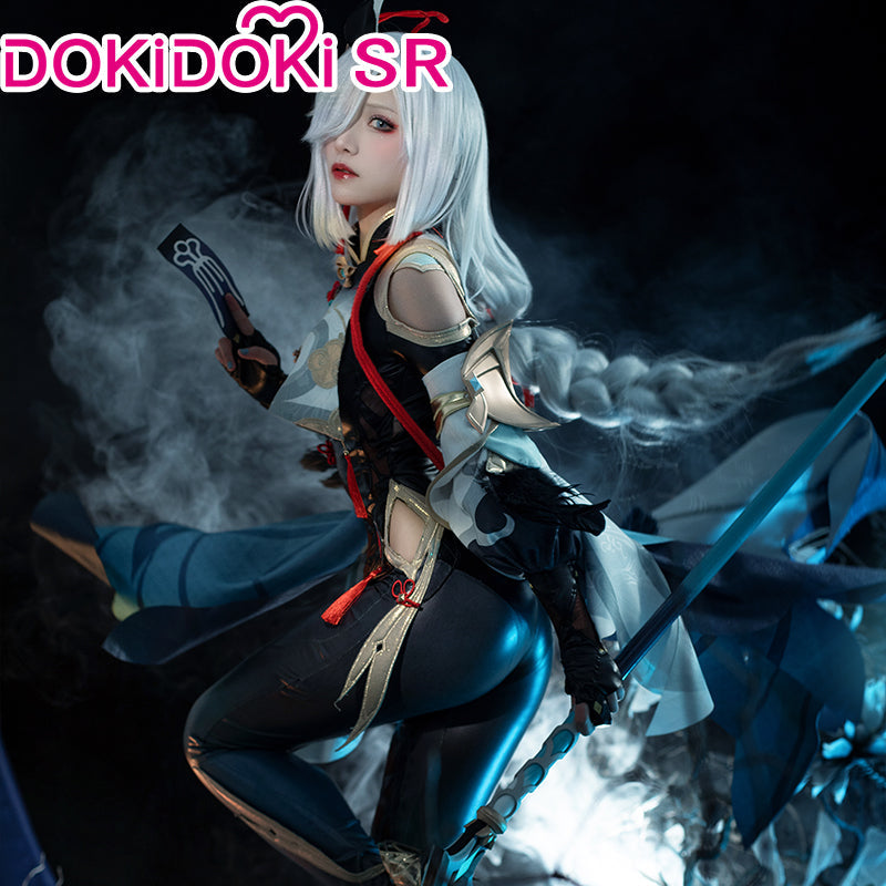 【Size S-2XL】DokiDoki-SR Game Genshin Impact Shenhe Cosplay Costume Shen He