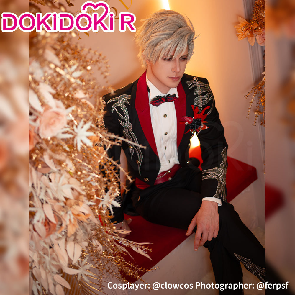 【Size XS-2XL】DokiDoki-R Game Love And Deepspace Cosplay Sylus Costume Heart Dominion Wedding Suit