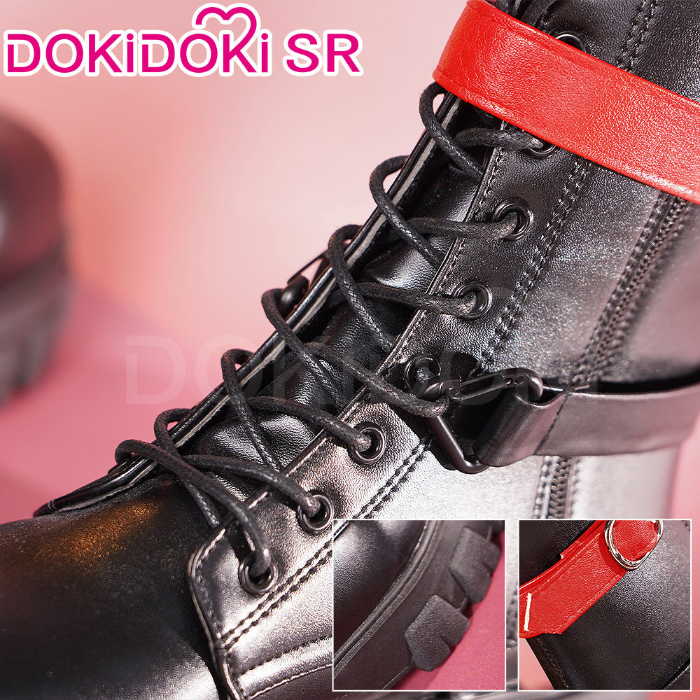 【Partially Ready For Ship】【Shoes Last Batch】DokiDoki-SR Game Love and Deepspace Cosplay Protagonist Costume Deepspace deep space Hunter Outfit / Shoes Halloween