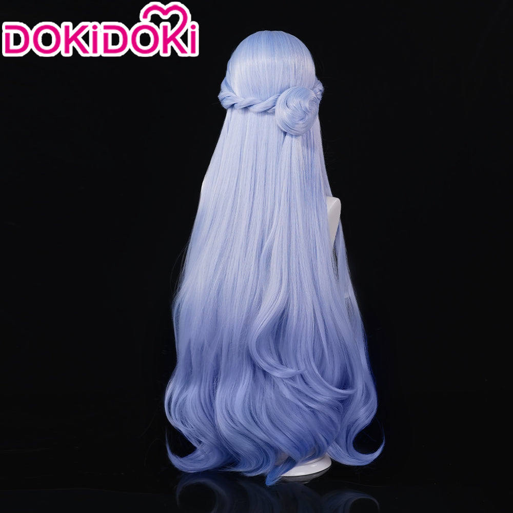DokiDoki Game Honkai: Star Rail Cosplay Robin Wig Long Curly Purple Hair