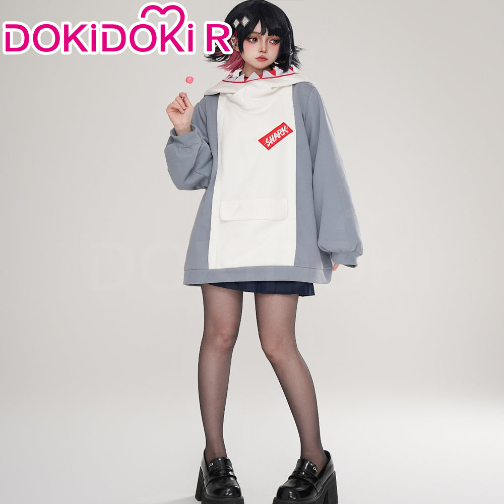 【Size S-2XL】DokiDoki-R Game Zenless Zone Zero Cosplay Bangboo Eous / Sharkboo Costume / Pnats Doujin Hoodie Coat Padded Jacket ZZZ Casual Wear