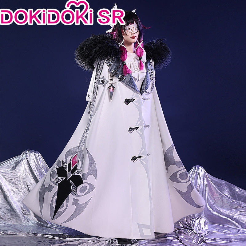 【Ready For Ship】DokiDoki-SR Game Genshin Impact Fatui Harbinger Cosplay Columbina Cosplay Costume