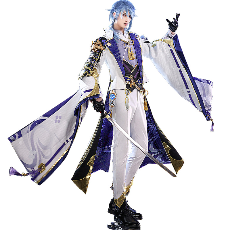 【Ready For Ship】【LAST BATCH】【Clearance Sale】DokiDoki-SR Game Genshin Impact Cosplay Kamisato Ayato Costume / Shoes
