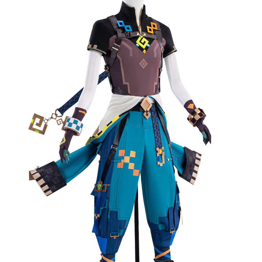 【Partially Ready For Ship】【Size XS-3XL】DokiDoki-N Game Genshin Impact Cosplay Kinich Cosplay Costume Natlan