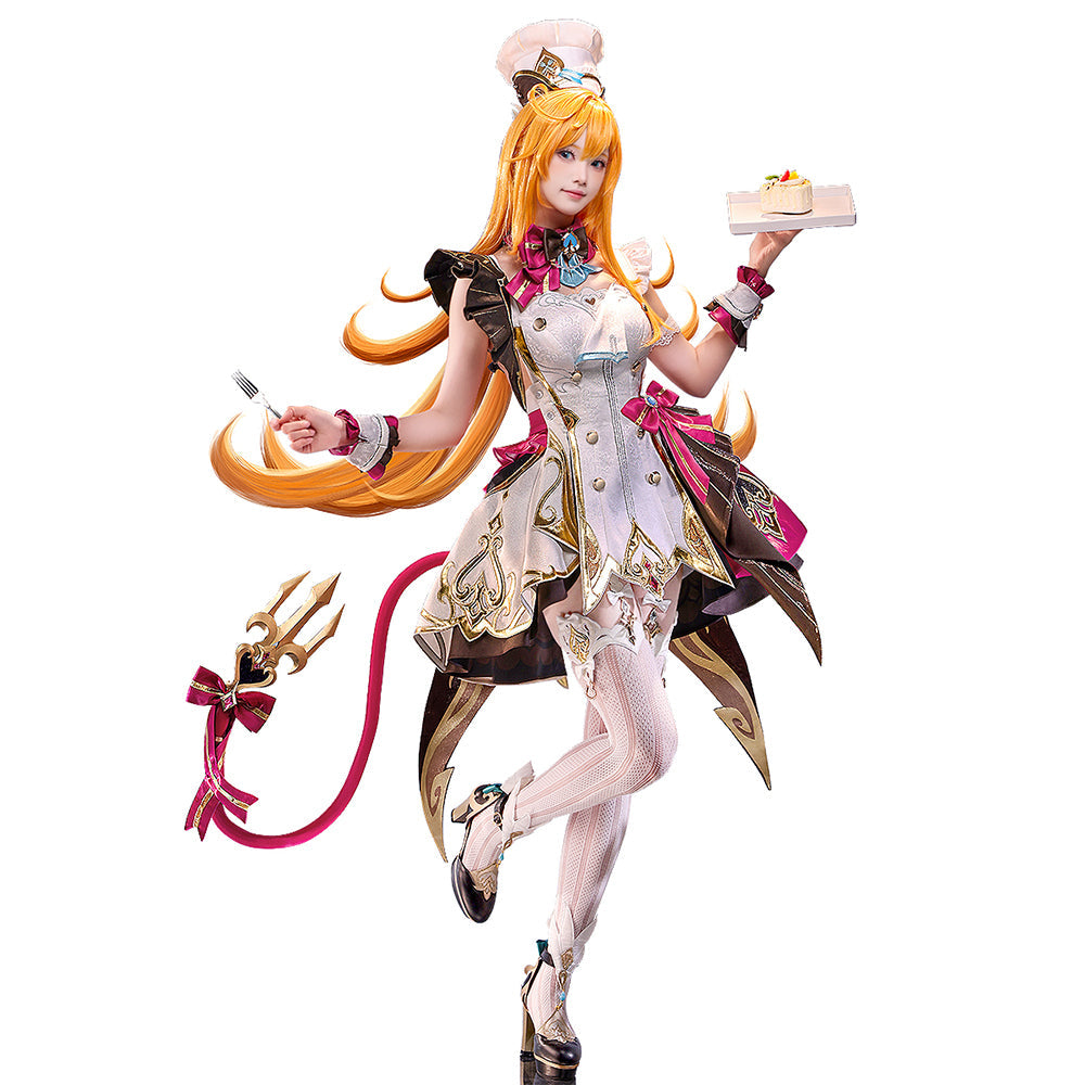 DokiDoki-SR Game Genshin Impact Cosplay Escoffier Costume Fontaine