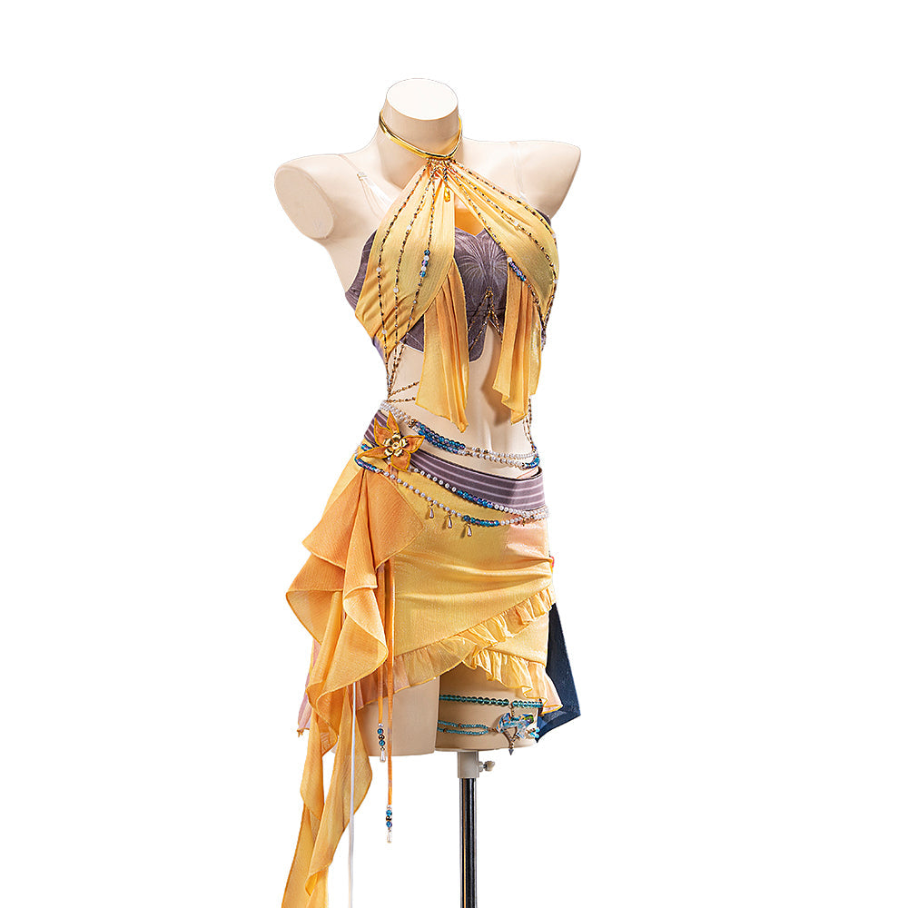 【In Stock】【Size S-3XL】DokiDoki-R Game Love And Deepspace Cosplay Protagonist MC Costume SwimSuit Flutter Echo Lingering Lust Xavier