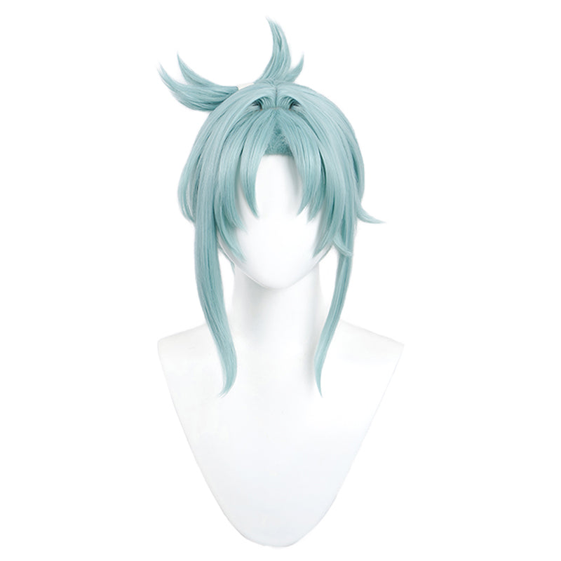 【Ready For Ship】【Light Green Ver.】DokiDoki Game Genshin Impact Cosplay Madame Ping Wig Pinger Short Light Green