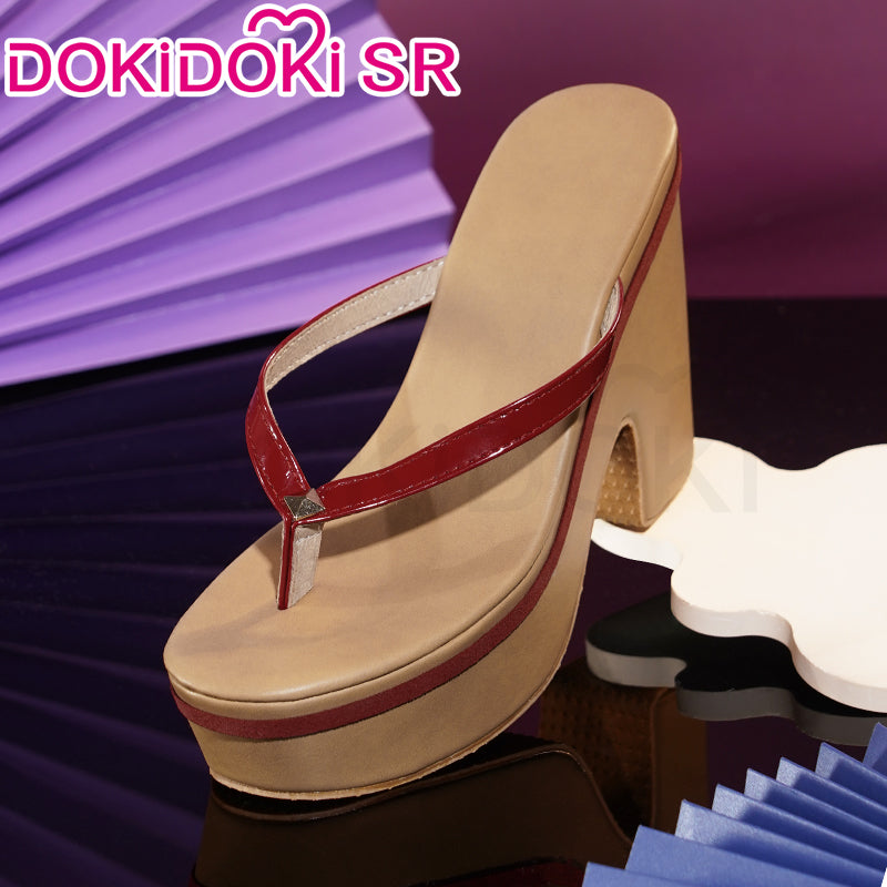 【Ready For Ship】【Size S-2XL】DokiDoki-SR Game Genshin Impact  Raiden Shogun  Cosplay Costume Baal / Shoes Halloween